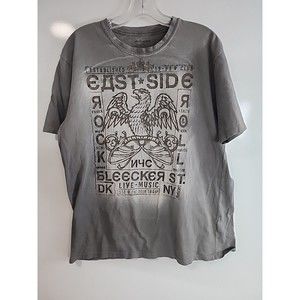 DKNY JEANS Men's Affliction Style TShirt Size Large FREE Shipping